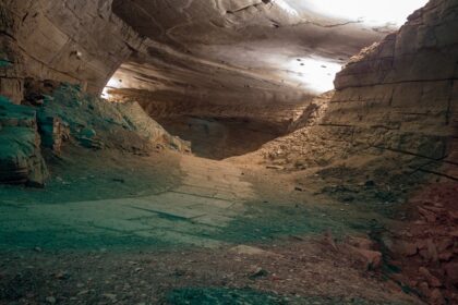 View inside the Belum caves, one of the must see attractions for history enthusiasts