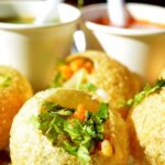 Pani puri is one of the most popular on the list of best street food in Chandni chowk