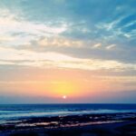 Panoramic view of one of pristine beaches in Gujarat.