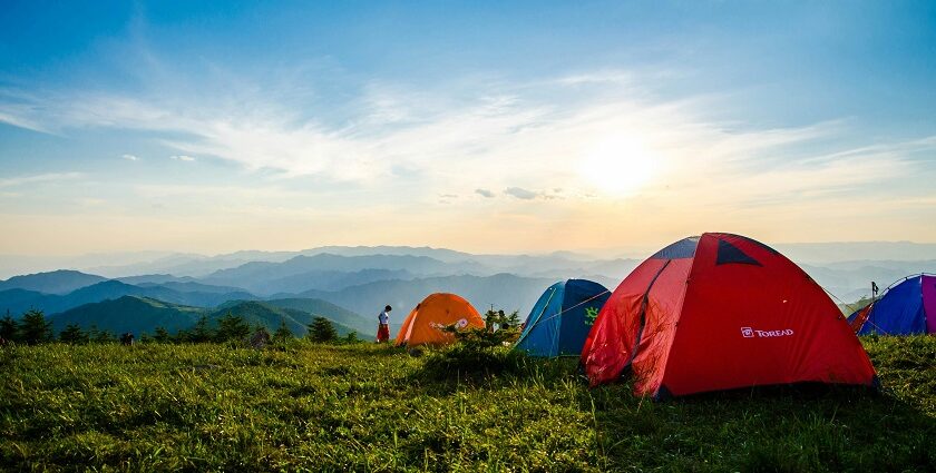 Scenic views from camping spot in Ralamandal Wildlife Sanctuary in Madhya Pradesh