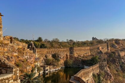 A bird’s eye view of the majestic tourist attraction of the region exuding rustic charm.