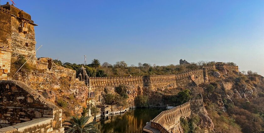 A bird’s eye view of the majestic tourist attraction of the region exuding rustic charm.