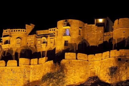 Jaisalmer nightlife offers vibrant landscapes, rolling hills, and a clear sky