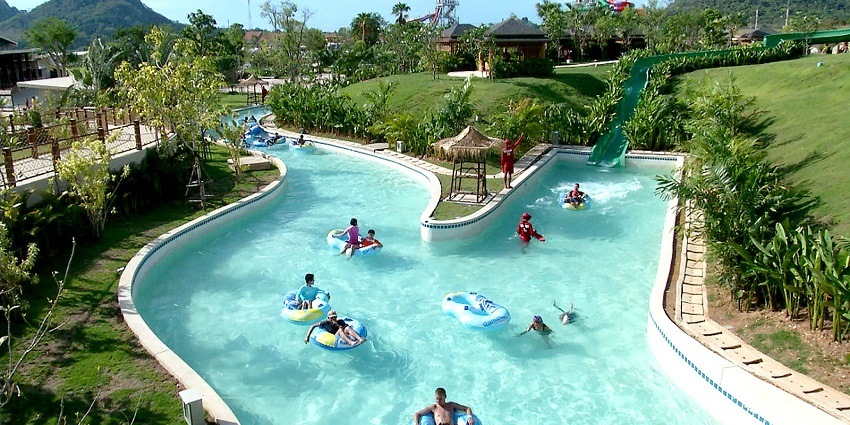The Blue Splash Water Park also has a lazy river to help you enjoy a nice escape.