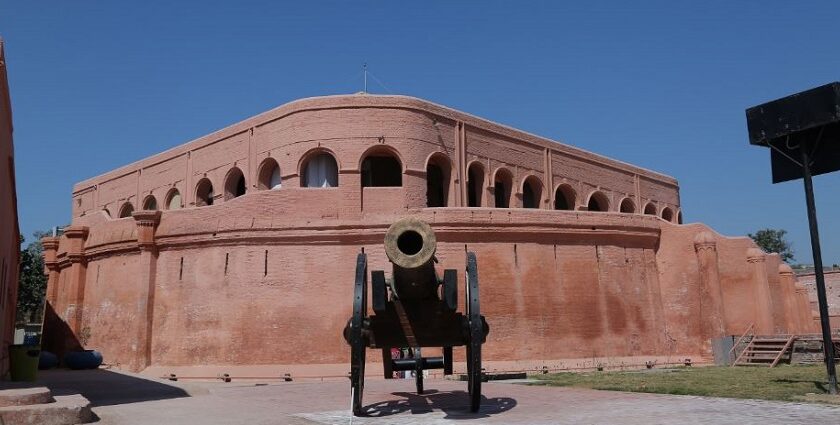 A panoramic view of the surroundings from Lohgarh Fort Amritsar, a popular attraction