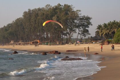 Relaxing at the beach at North Goa is one of the things to do in North Goa.