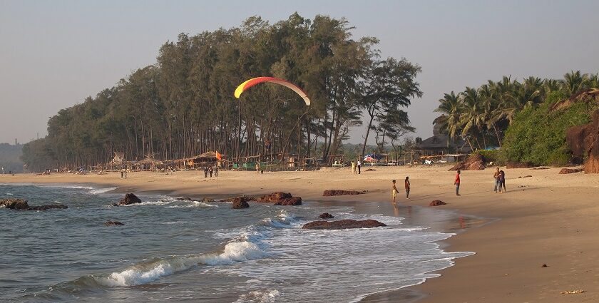 Relaxing at the beach at North Goa is one of the things to do in North Goa.