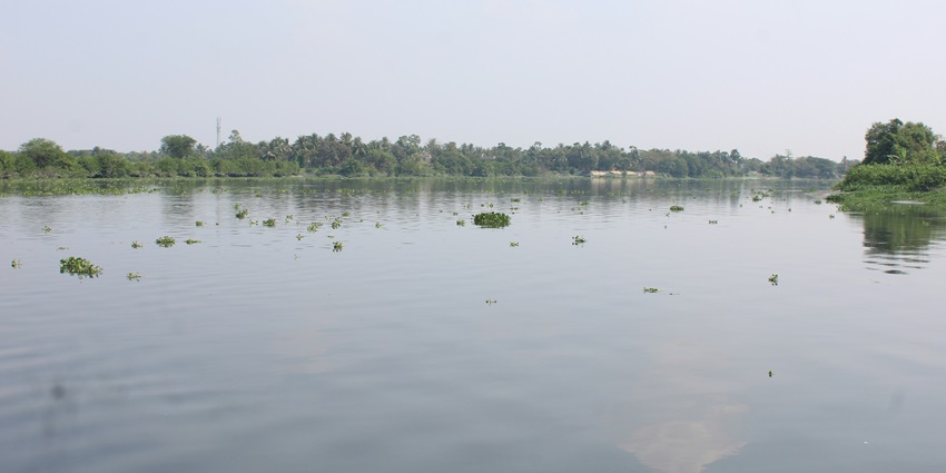 Scenic view of Koya Kujia Eco-Tourism Park with lake and greenery, Bongaigaon.