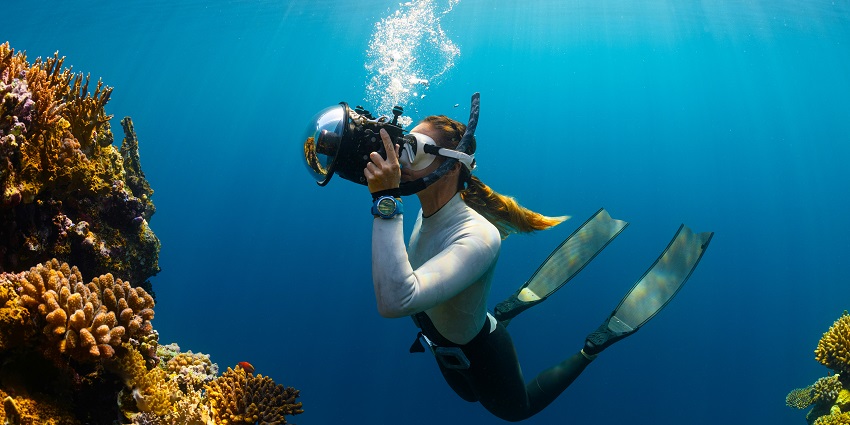 scuba diving is one of the best adventure sports in Vizag for every traveller to try.