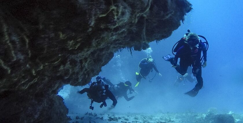 Scuba diving in Calangute, a town located in North Goa, is an amazing experience.