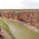 Majestic view of the stream behind Ganikota Fort, one of the best places to visit in Gandikota for history lovers