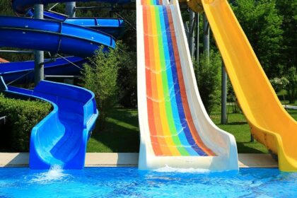 Image of a waterpark and twisty slides enjoy the most at sun city water park in amritsar