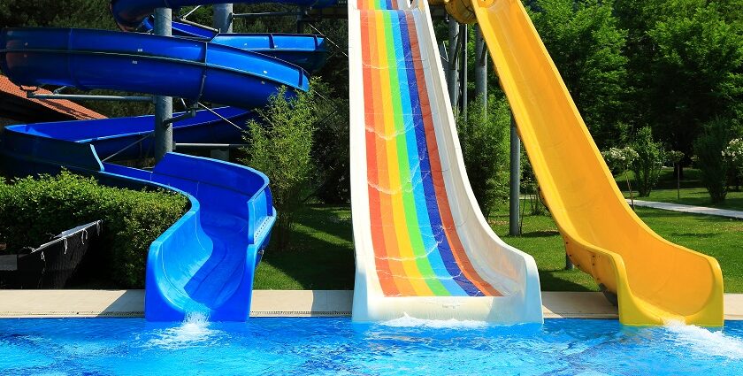 Image of a waterpark and twisty slides enjoy the most at sun city water park in amritsar