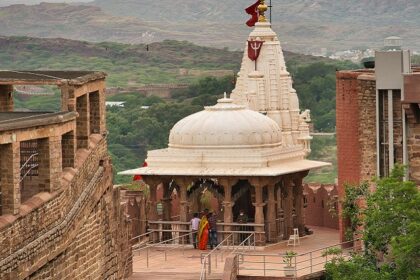 Chamunda Mata Temple atop Mehrangarh Fort, among the amazing temples in Jodhpur.