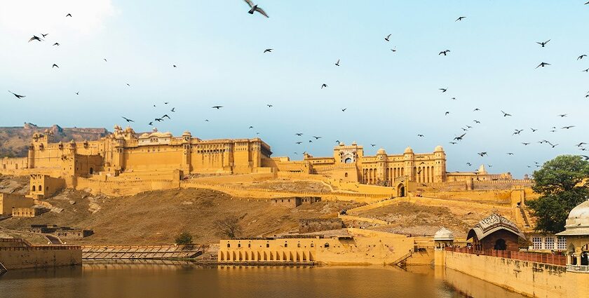 Amber Fort, trekking in Rajasthan forts and deserts with diverse, scenic hiking trails