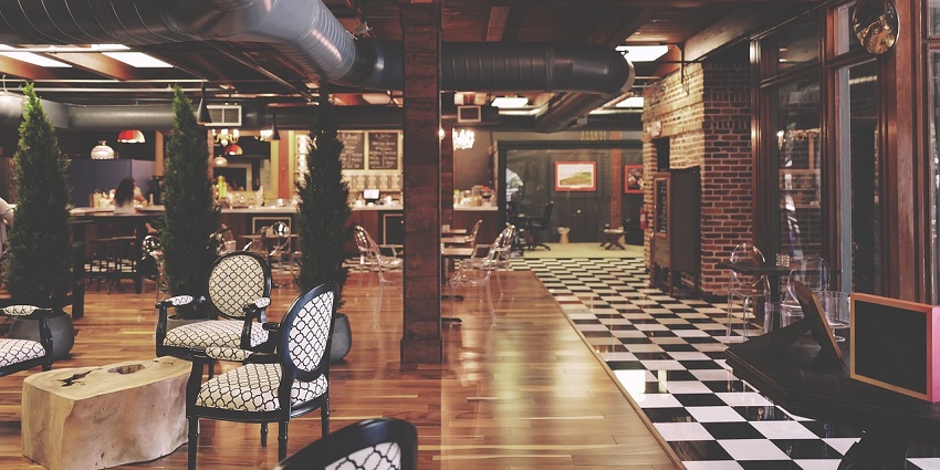 Rustic ambiance at 10 Downing Street,one of the party places in Hyderabad