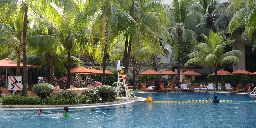 Spacious resort featuring diverse recreational facilities for a pool party in Amritsar.