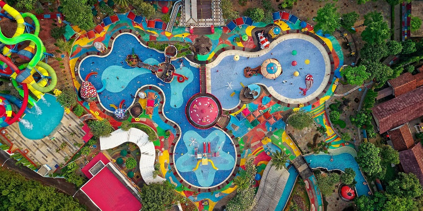 Aai Water Park features thrilling rides and relaxing family-friendly pools