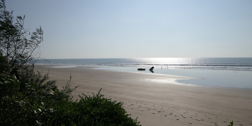 Aaravi Beach offers secluded, clean sands and stunning sunrise views to every traveller.