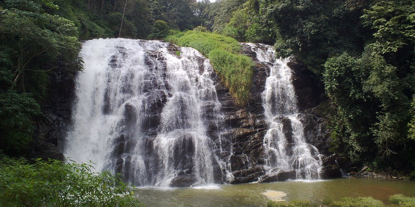 View of Abbey Falls, the best thing to do in Madikeri when on trip in Karnataka