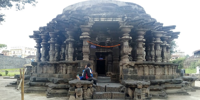 About 1500 old temple. Shivling. At khidrapur in Kolhapur district of Maharashtra
