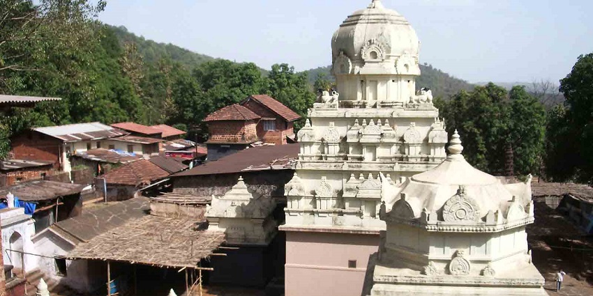 View of the building of Parshuram temple, offering a memorable spiritual experience