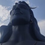 The statue of Lord Shiva in the Adiyogi temple, Coimbatore, India.