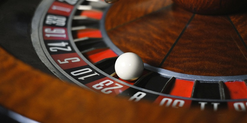A roulette table at Admiral Casino