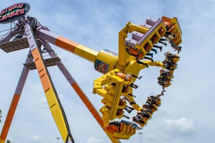 An aerial view of the Wet 'n’ Joy, one of the top adventure parks in Maharashtra.