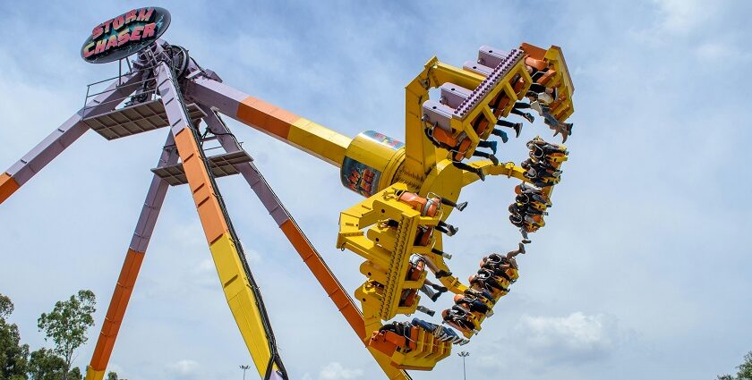 An aerial view of the Wet 'n’ Joy, one of the top adventure parks in Maharashtra.