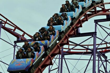 Kolhapur Adventure Park showcasing its architectural design and fun rollercoasters.