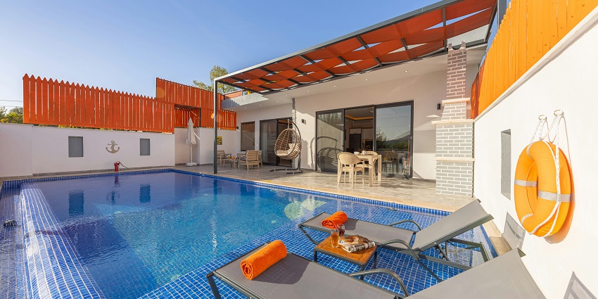 An inside view of Advick Boutique Farm, one of the top places for a pool party in Noida.