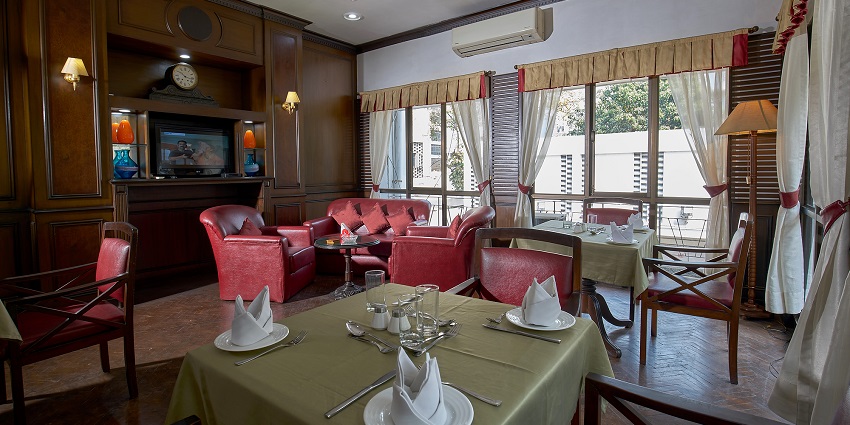 A view of the famous Afraa Lounge, one of the famous party places in Kolkata.