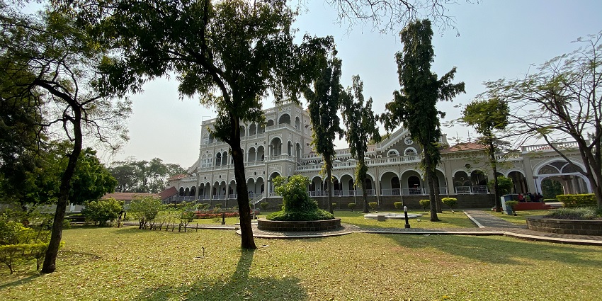 Places to visit in Pune with Family feature Aga Khan Palace, the historic monument.