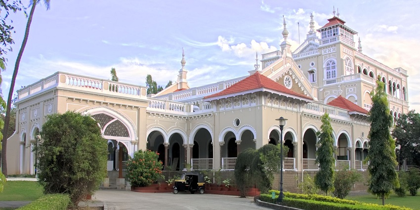 An image of Aga Khan Palace, another site which comes under the Pune Haunted Places list.