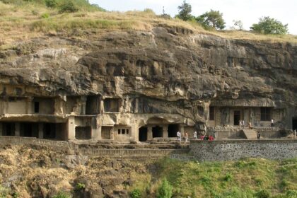 Agashiv Cave, a remarkable tourist attraction near Maharashtra, featuring stunning carvings