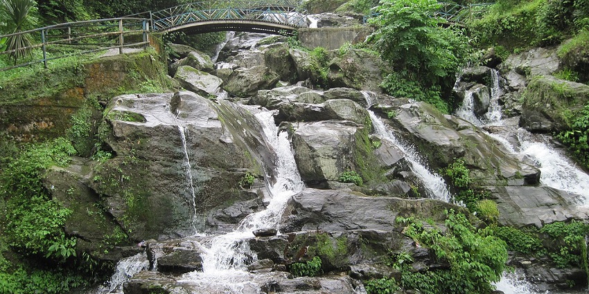 Cascading waterfalls are a sight to behold, especially during the monsoon season.