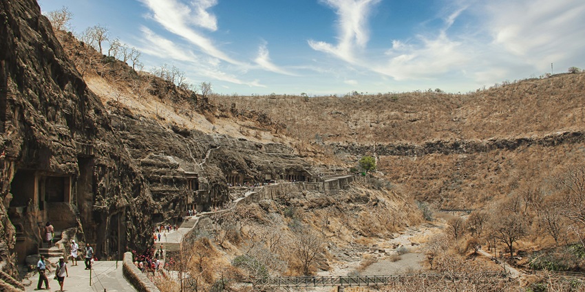 Intricate murals of Ajanta Caves, making it one of the best tourist attractions near Ahmednagar