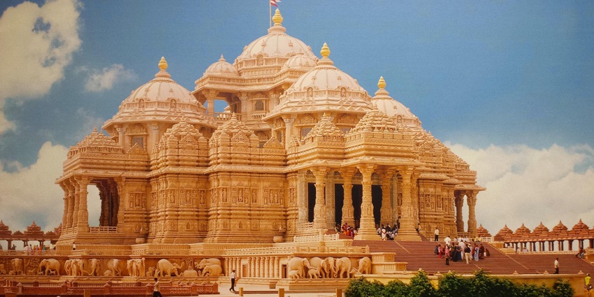 Akshardham Temple is one of the significant places to visit near Gurgaon for visitors.