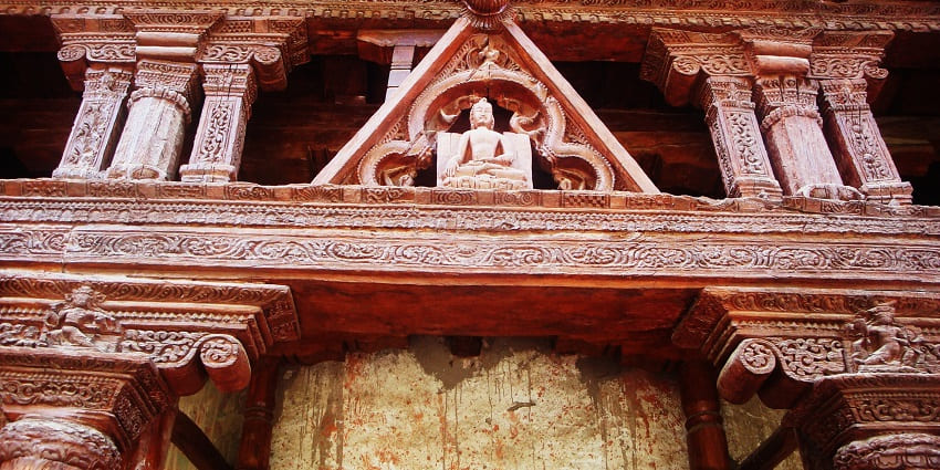 Snapshot of the beautiful Alchi Monastery which is located near the lamayuru monastery in Ladakh