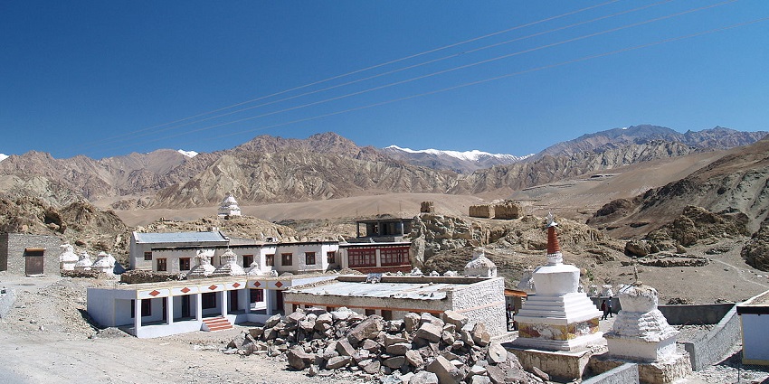 Alchi Monastery is one of the famous monasteries in Ladakh, Jammu and Kashmir.