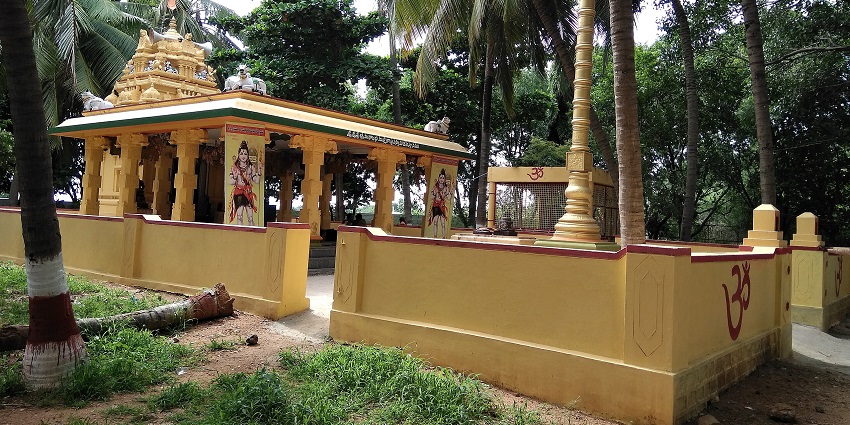 A view of Amara Narayana Temple, one of the famous places to visit in Davangere.