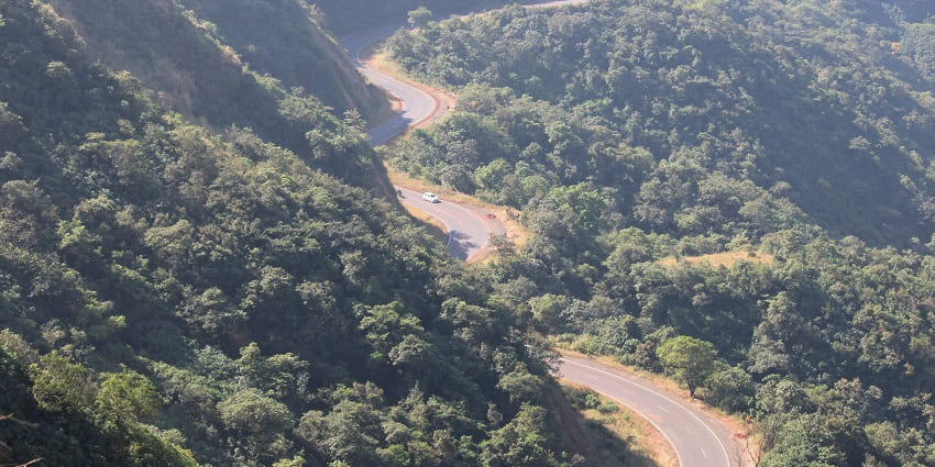 View of Amba Ghat Mountain Pass, a famous place near Amba Barva Wildlife Sanctuary!