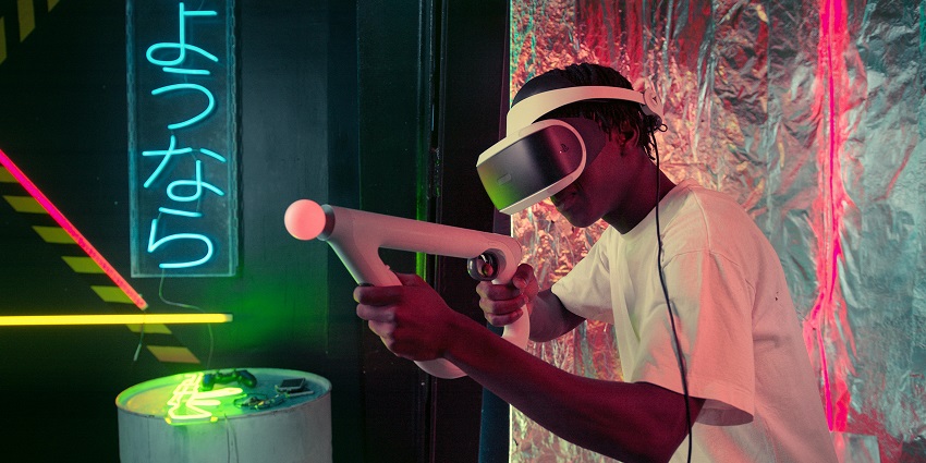 Engage in indoor gaming experience with arcade games, VR setups, and bowling alleys.
