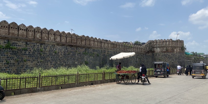 Beautiful image of the City Wall Amravati a remanent of the past near the Vidharbha