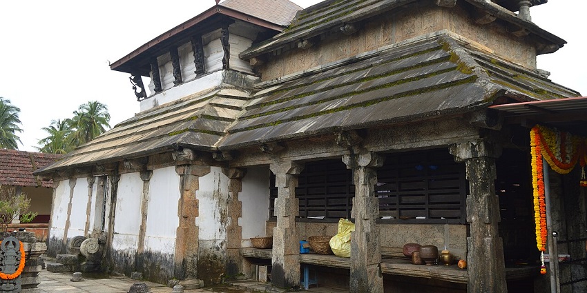 Karkala tourist places include the Dravidian-style temple with intricate sculptures and reclining Lord Vishnu deity.