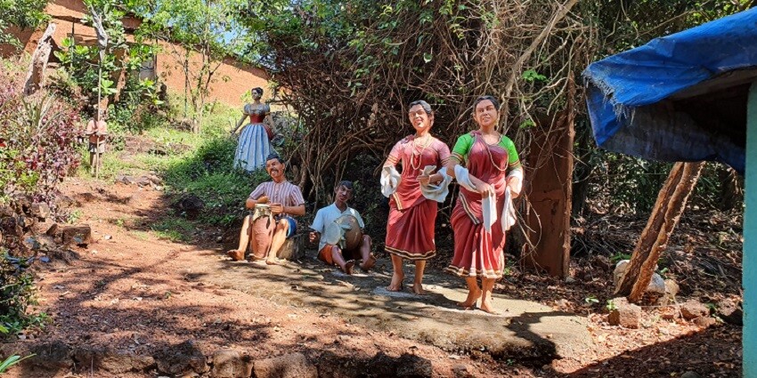 Snapshot of the Ancestral Goa Museum showcaing the tribal culture–a perfect place to visit in Margao for Couples