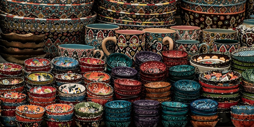 Androth Island Market showcases local handicrafts, fresh produce, and traditional products.