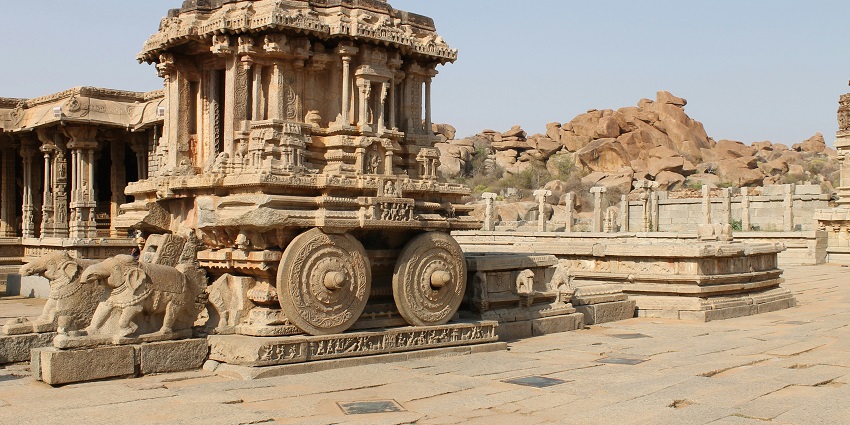A glimpse of the Anegundi, a charming village with temples, ruins, and landscapes.