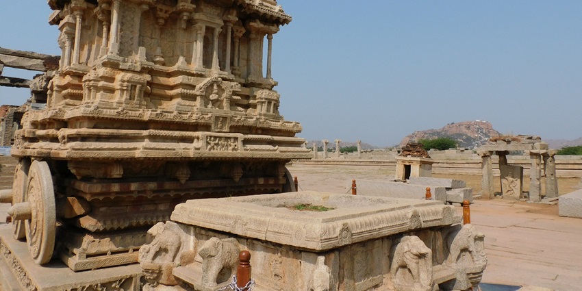 Anjanadri Hill, Lord Hanuman's birthplace near Hampi, offers temples and stunning views.